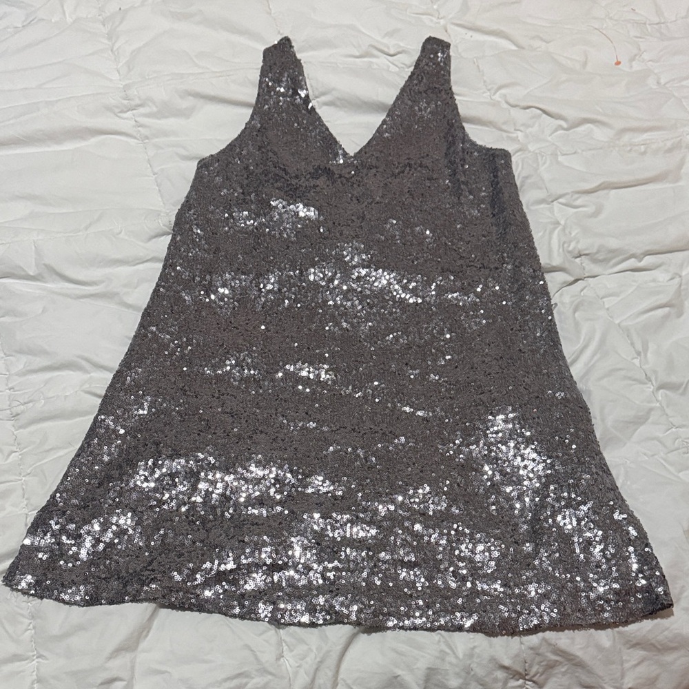 Forever 21 silver sequin Dress